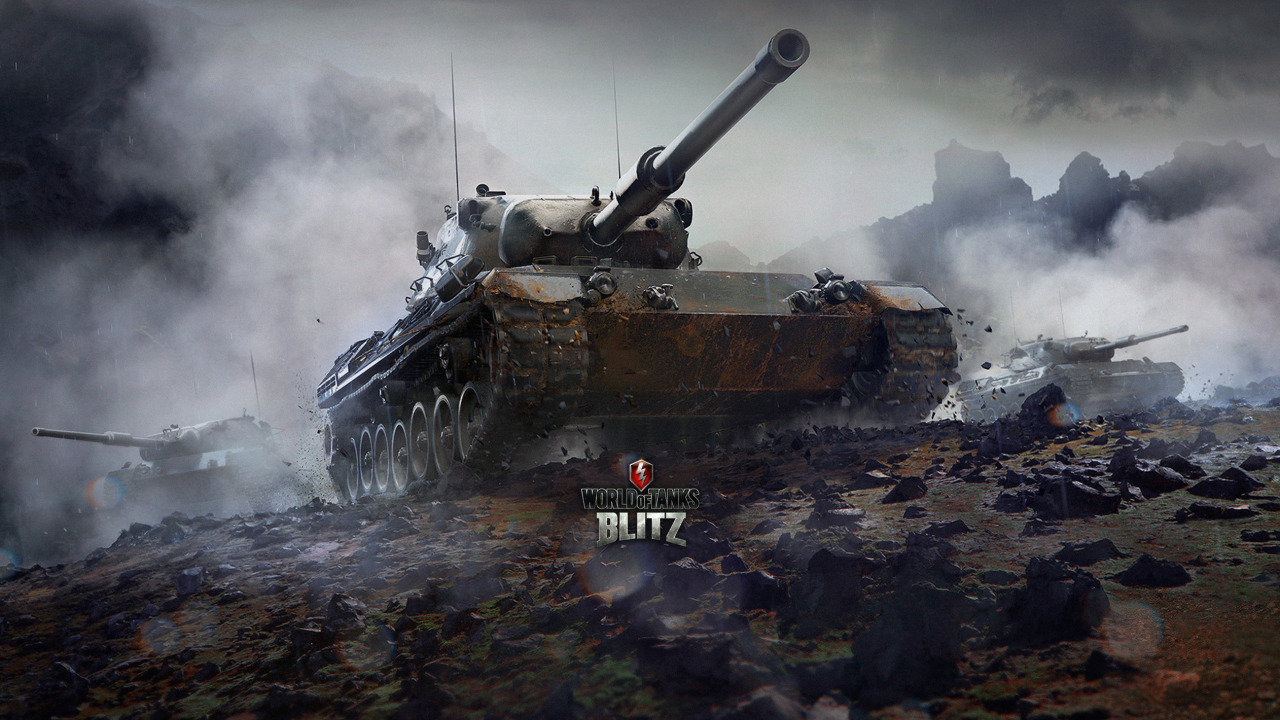 Скачать обои World of Tanks, Мир Танков, Wargaming Net, Leopard 1, WoTB,  Blitz, WoT: Blitz, World of Tanks: Blitz, раздел игры в разрешении 1280x720