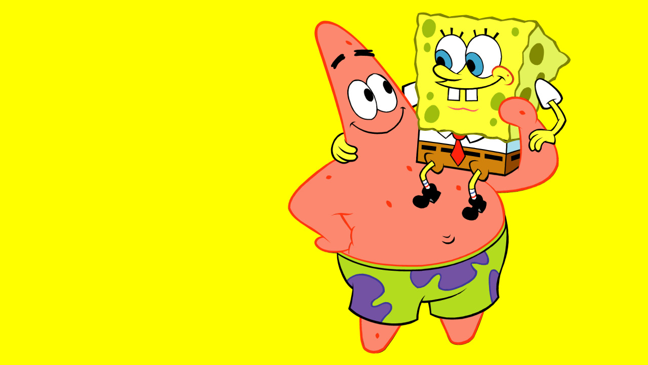 Скачать обои Губка Боб, Патрик, Sponge Bob, раздел фильмы в разрешении  1280x720