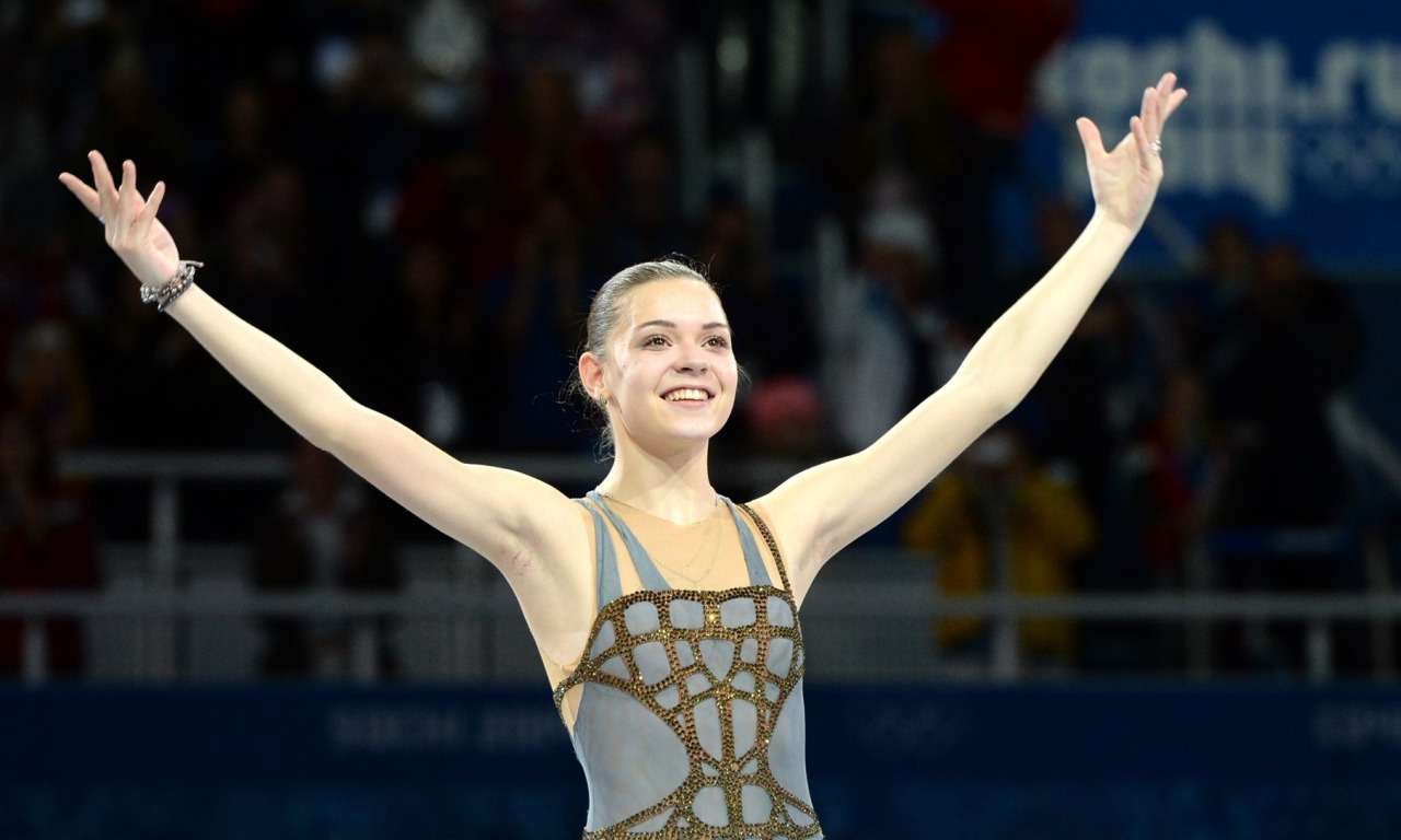 радость, улыбка, золото, победа, фигурное катание, Россия, Russia, олимпийская чемпионка