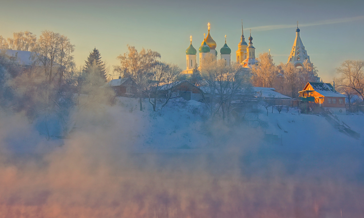 Рублево зима Церковь