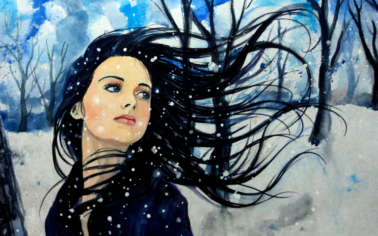 Портрет на фоне зимнего пейзажа. Женщина зимой живопись. Девушка зимой живопись. Слушать аудиокнигу дама из сугроба