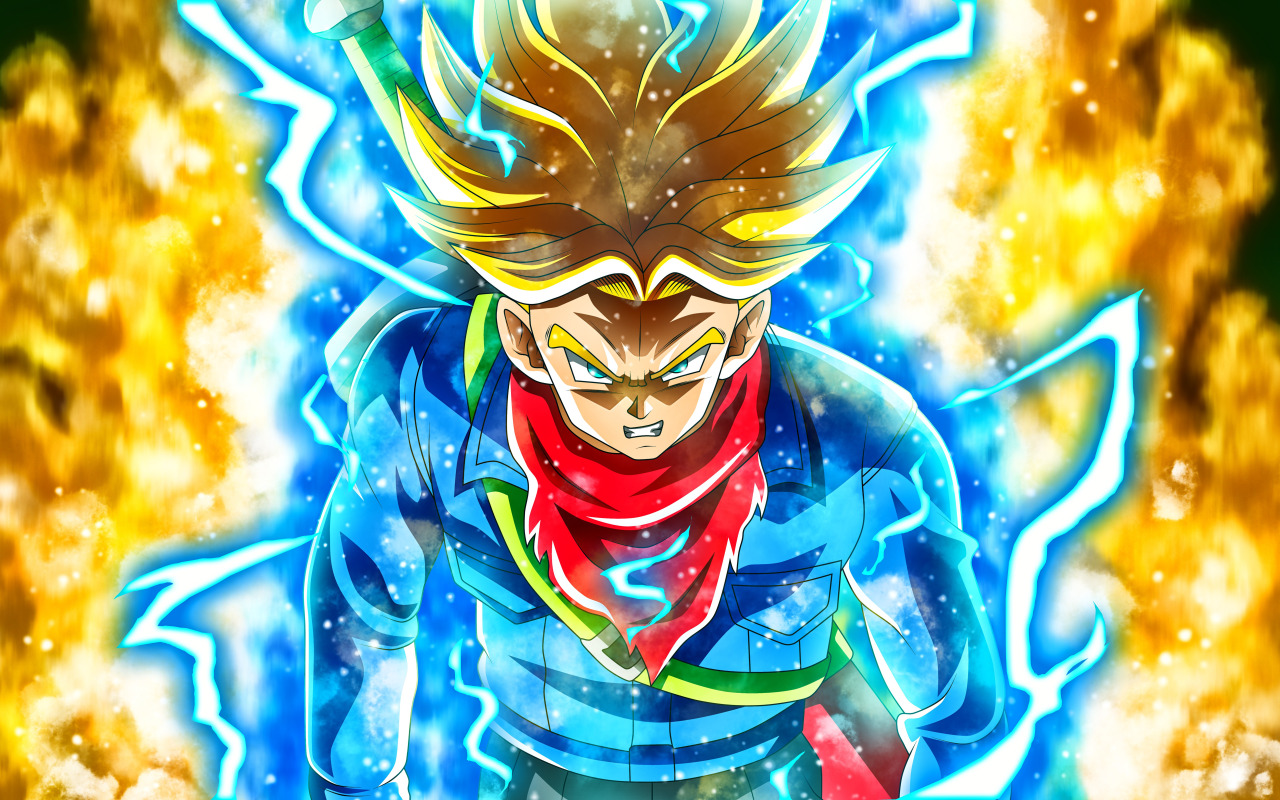 Скачать обои DBS, game, anime, manga, Dragon Ball, Trunks, Dragon Ball  Super, japonese, раздел сёнэн в разрешении 1280x800