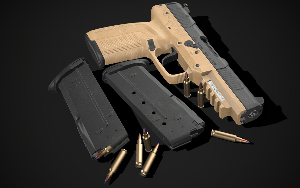 FN Five Seven в обвесе.