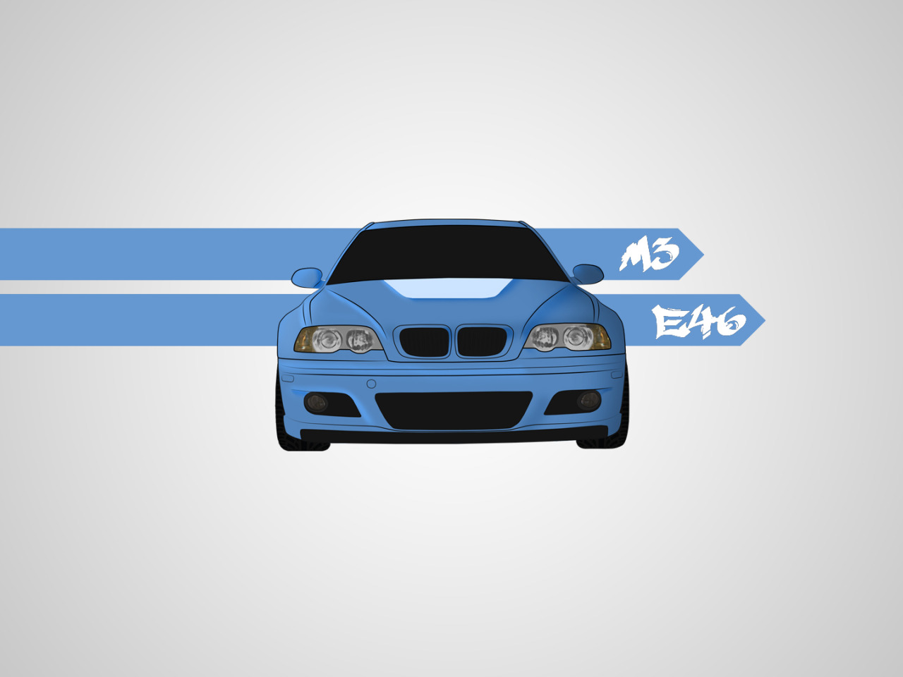 Bmw m3 e46 рисунок