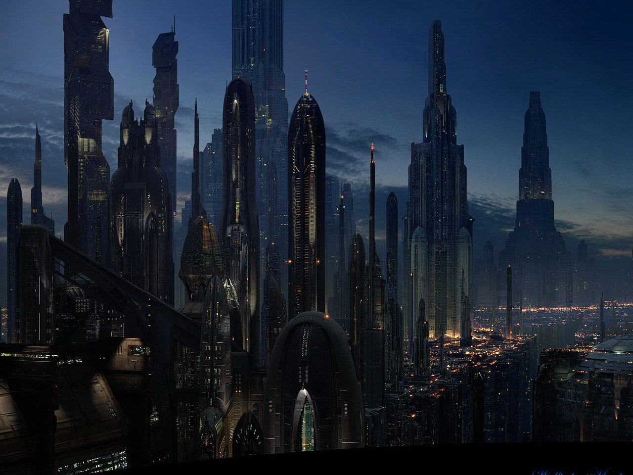 Типа будущее. Звёздные войны Планета Корусант. Star Wars Корусант. Звёздные войны Корусант город. Корусант архитектура.