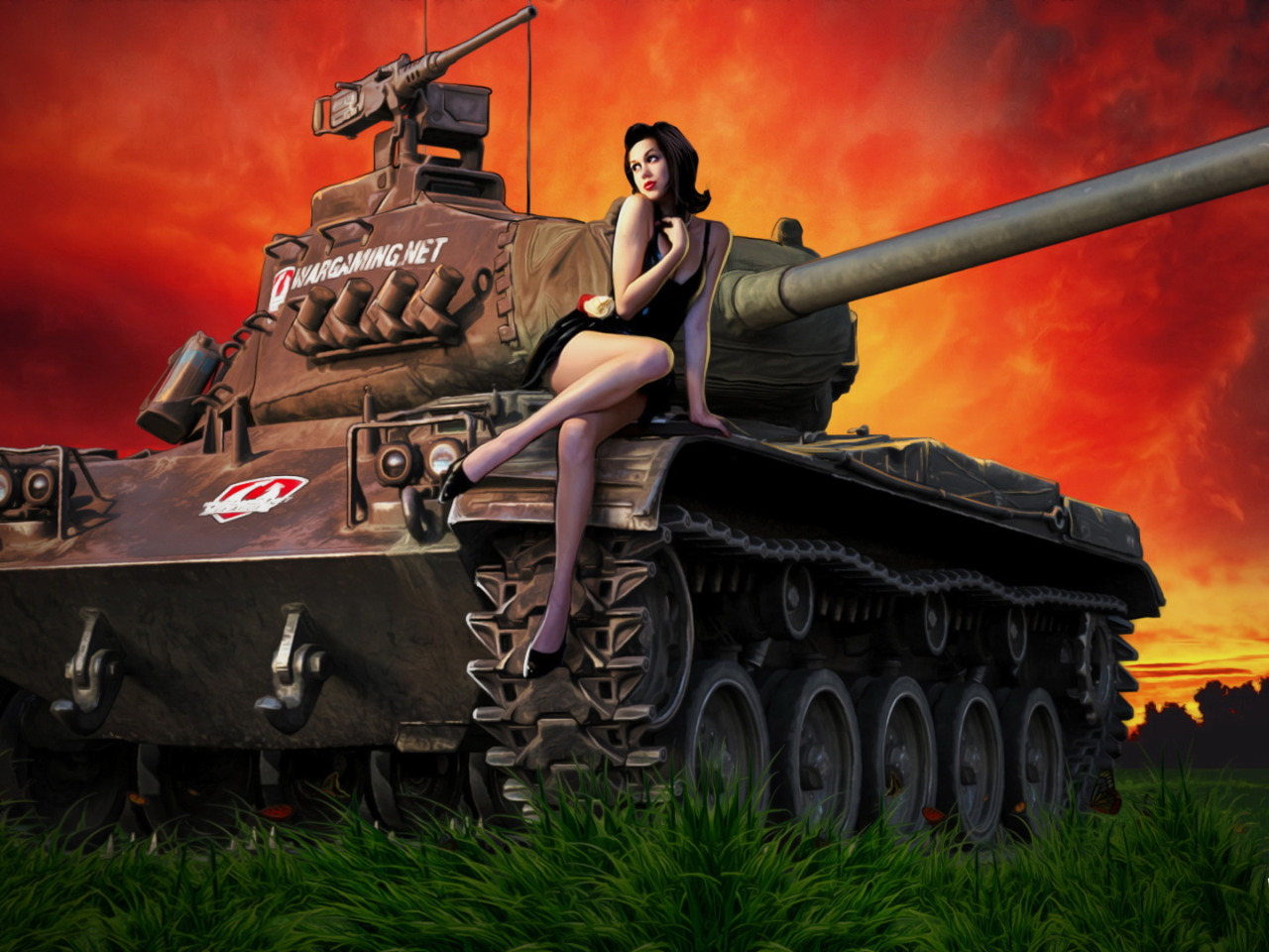 Wot campaign. Танкистки World of Tanks. Танк m41 90gf. M41 90 gf фарм. M 41 90 gf.