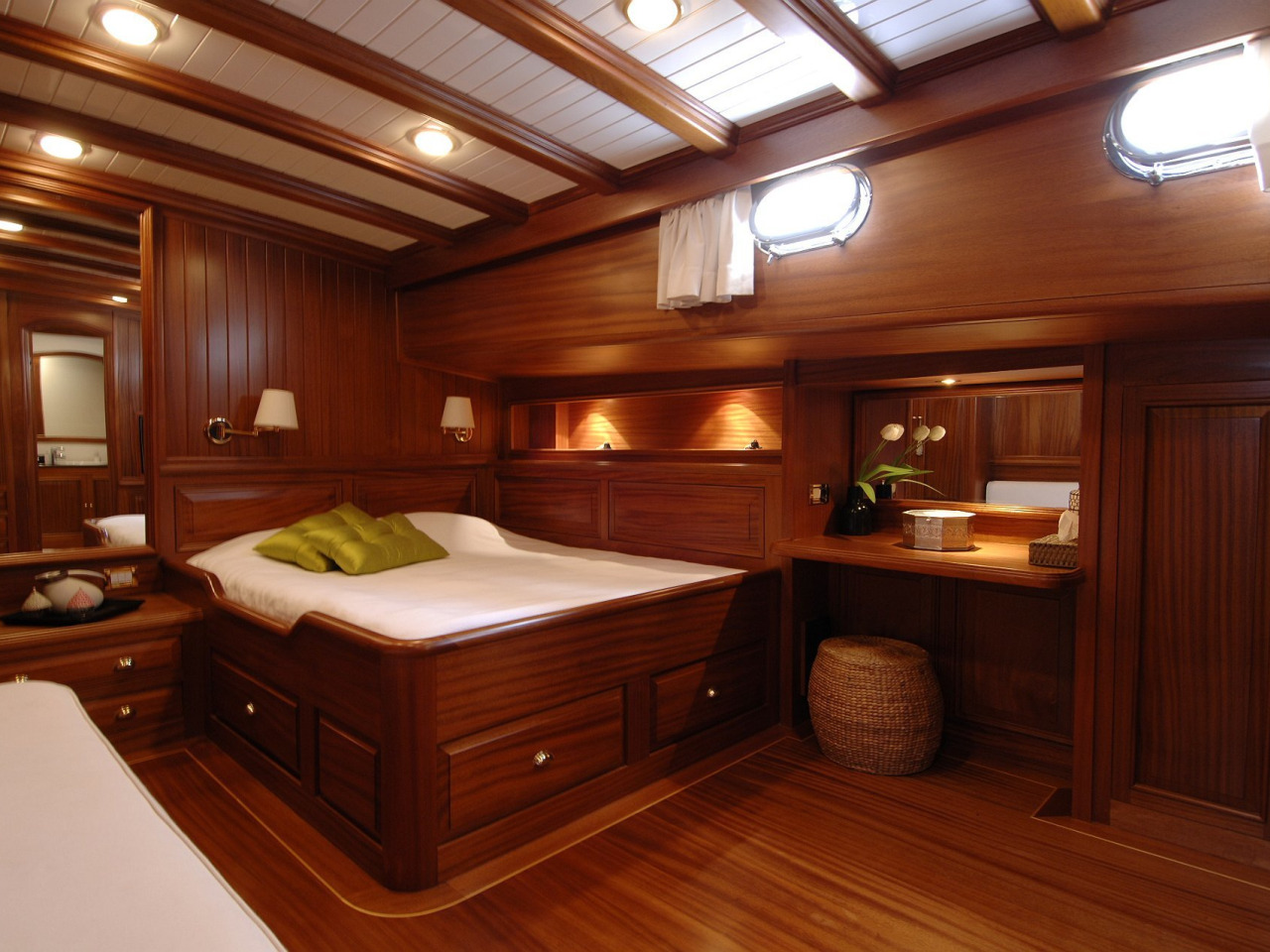 комната в яхтенном стиле