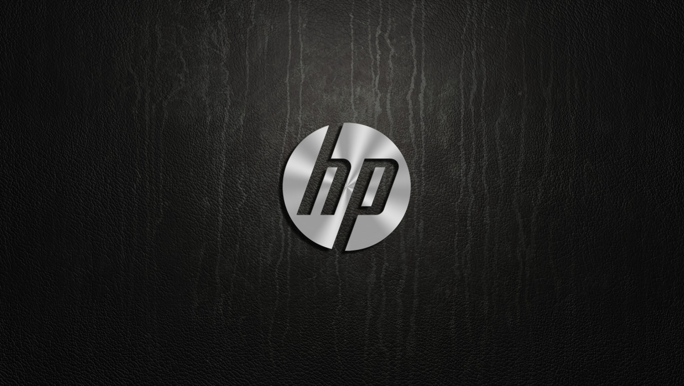 Обои с логотипом HP