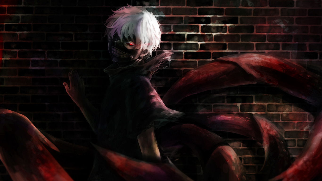 Скачать обои mask, токийский гуль, tokyo ghoul, kaneki ken, раздел сэйнэн в  разрешении 1366x768