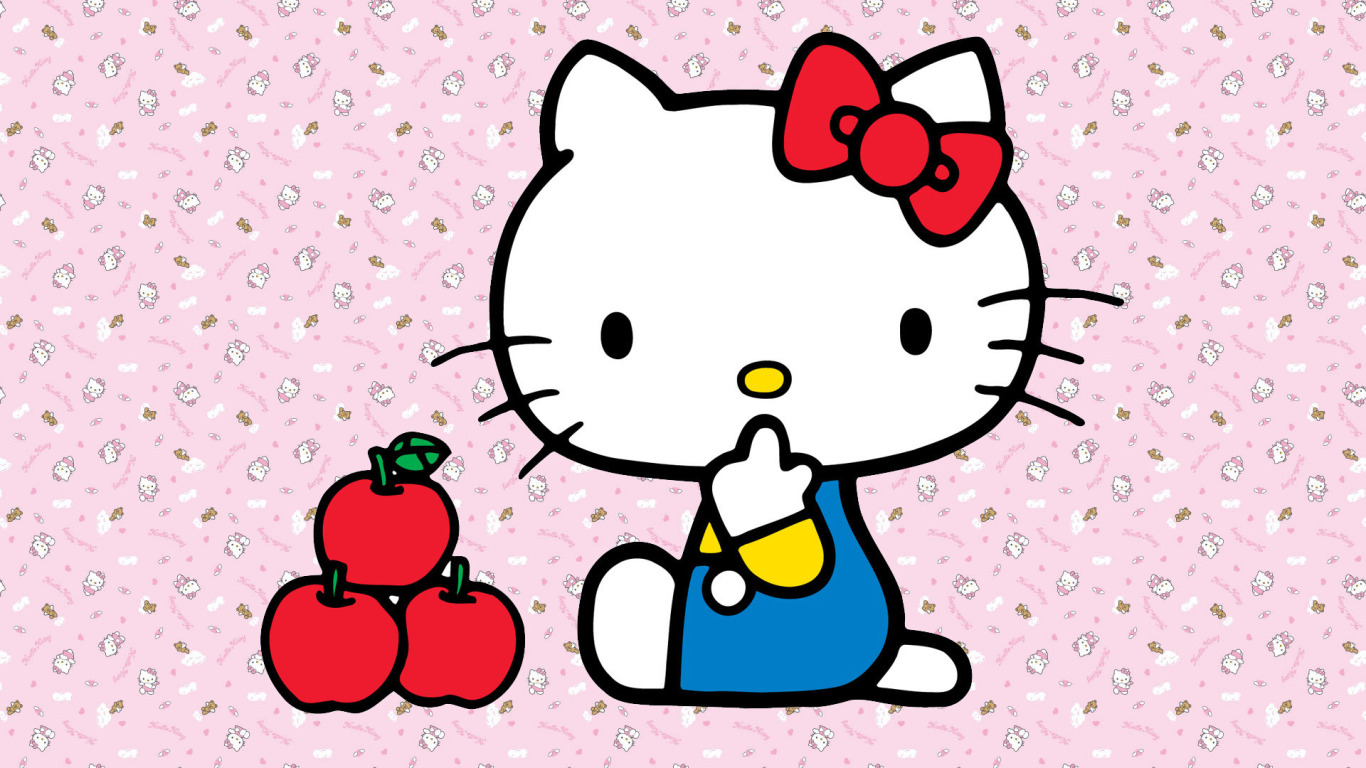 Картинки hello kitty обои