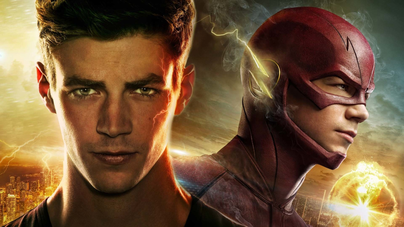 Скачать обои Grant Gustin, Грант Гастин, Barry Allen, The flash, раздел  фильмы в разрешении 1366x768