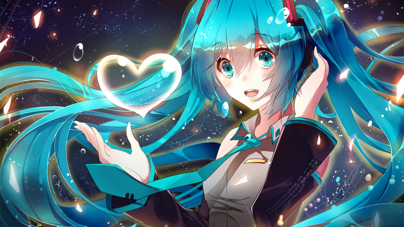 Hatsune miku rabbit hole art