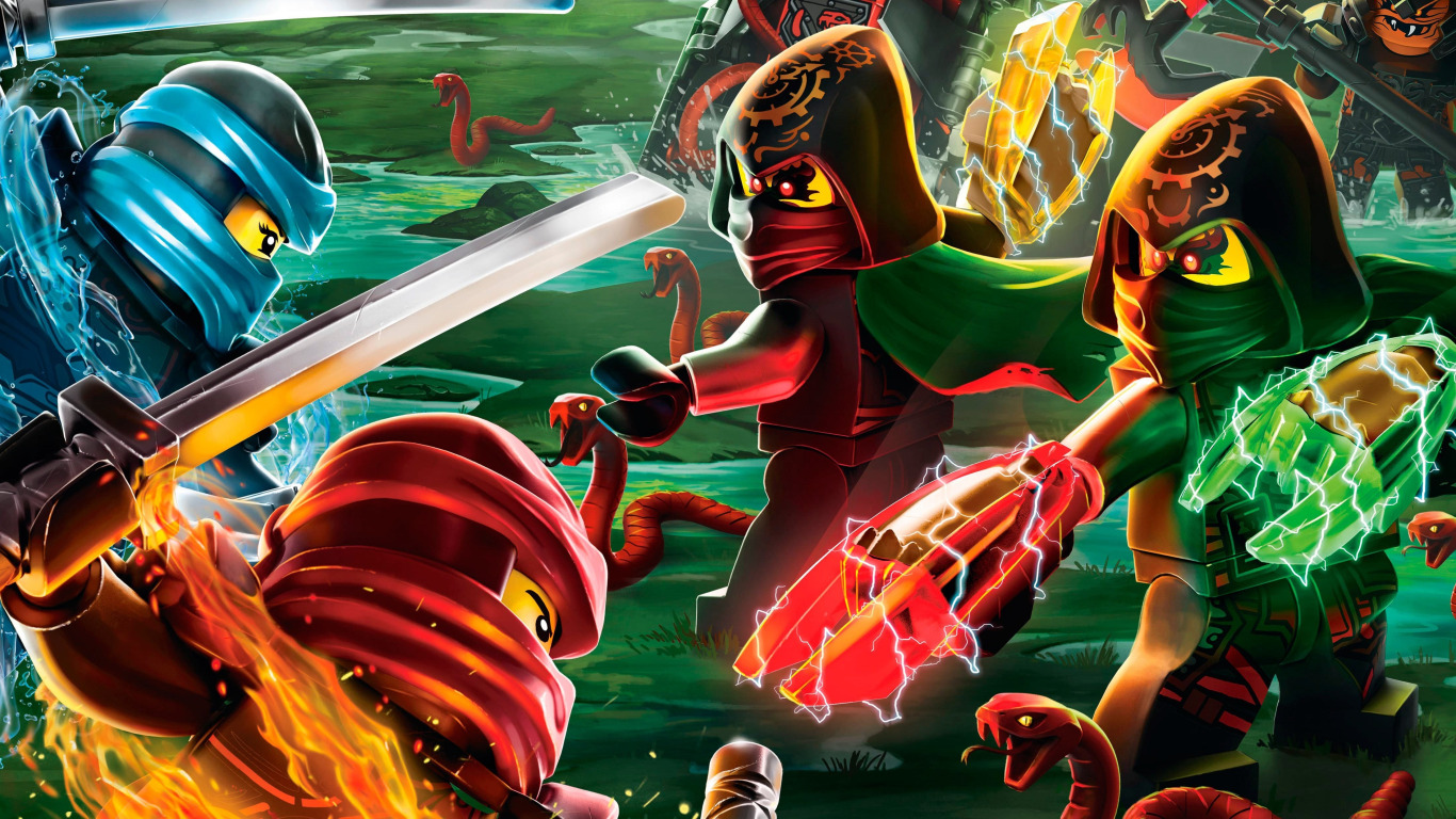 Скачать обои sword, toy, fight, ken, LEGO, blade, ninja, animated film,  раздел фильмы в разрешении 1366x768