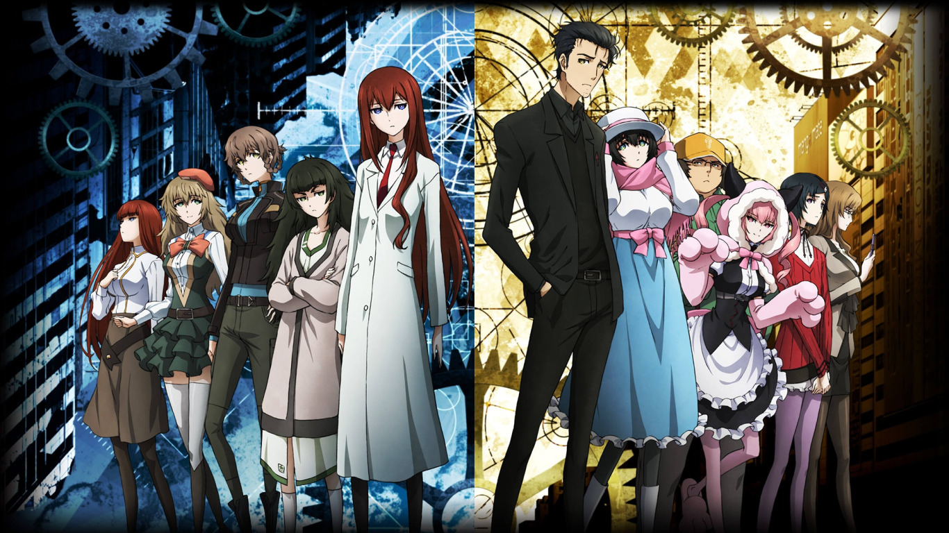 Скачать обои game, anime, asian, manga, Steins Gate, oriental, asiatic,  visual novel, раздел прочее в разрешении 1366x768