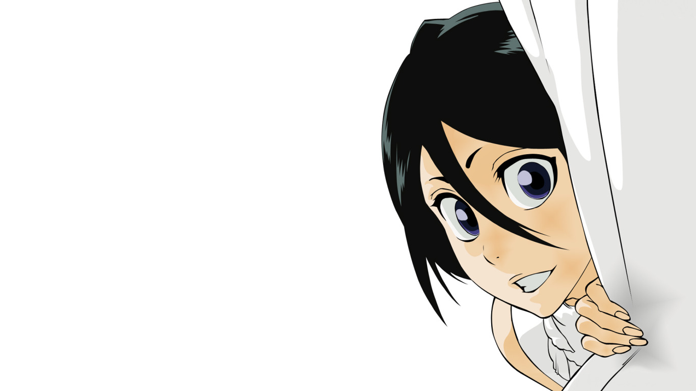 Скачать обои девушка, bleach, блич, рукия, кучики, rukia, kuchiki, раздел  прочее в разрешении 1366x768