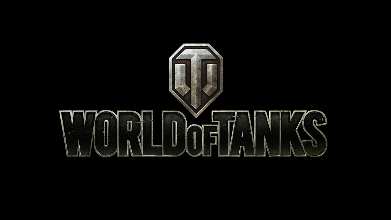 Скачать обои Лого, Надпись, Эмблема, Логотип, WoT, World of Tanks,  Wargaming Net, Названия, раздел игры в разрешении 1366x768