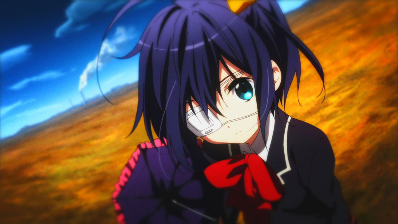 Скачать обои Chuunibyou Demo Koi ga Shitai!, Takanashi Rikka, Чудачество  любви не помеха, Синдром восьмиклассника, раздел прочее в разрешении  1366x768