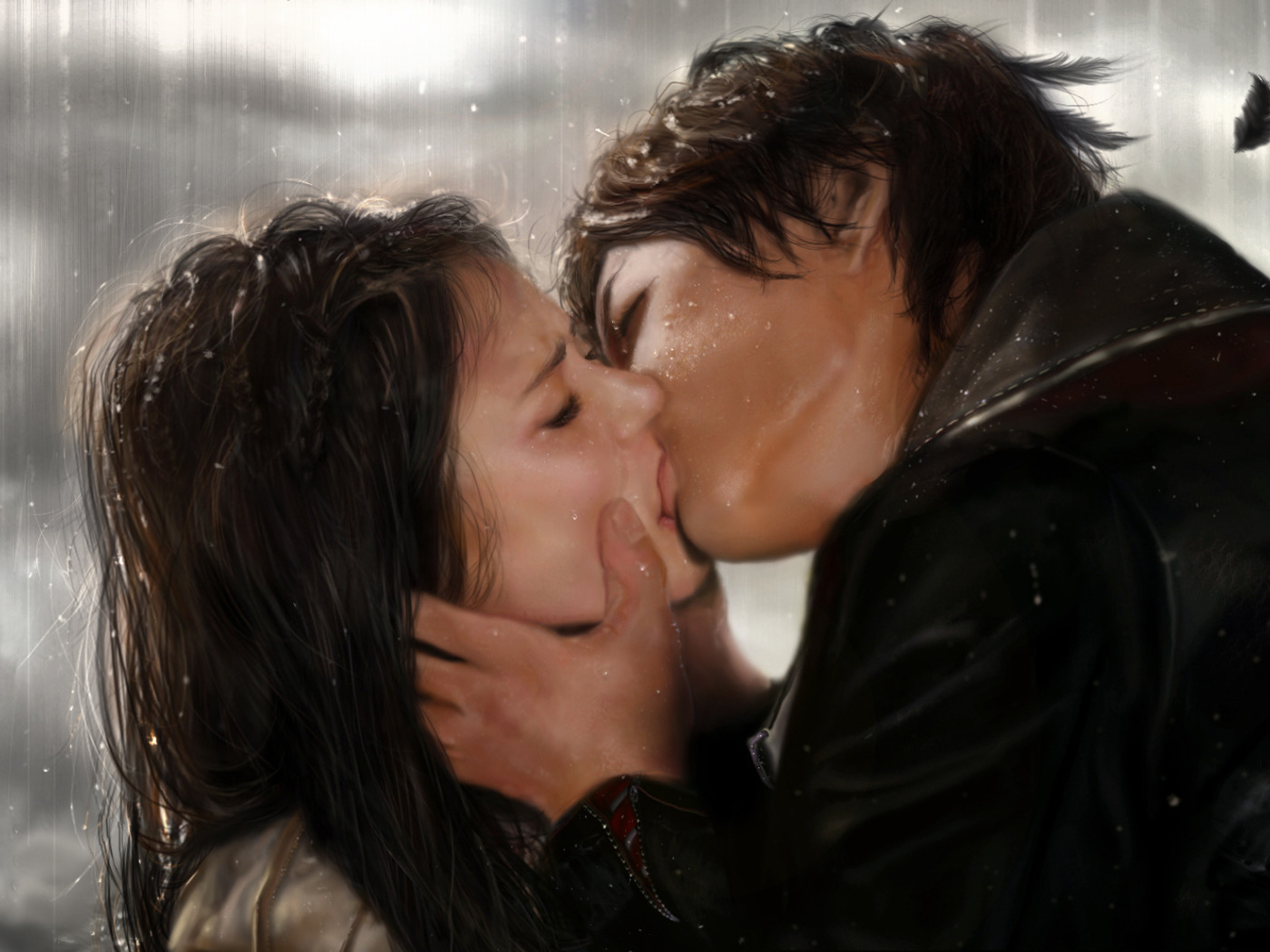 Любовь кормила поцелуями. Damon Elena Rain Kiss. Грач сериал поцелуй. Фархад сериал поцелуй. ЛАЙМТАУН сериал поцелуй.