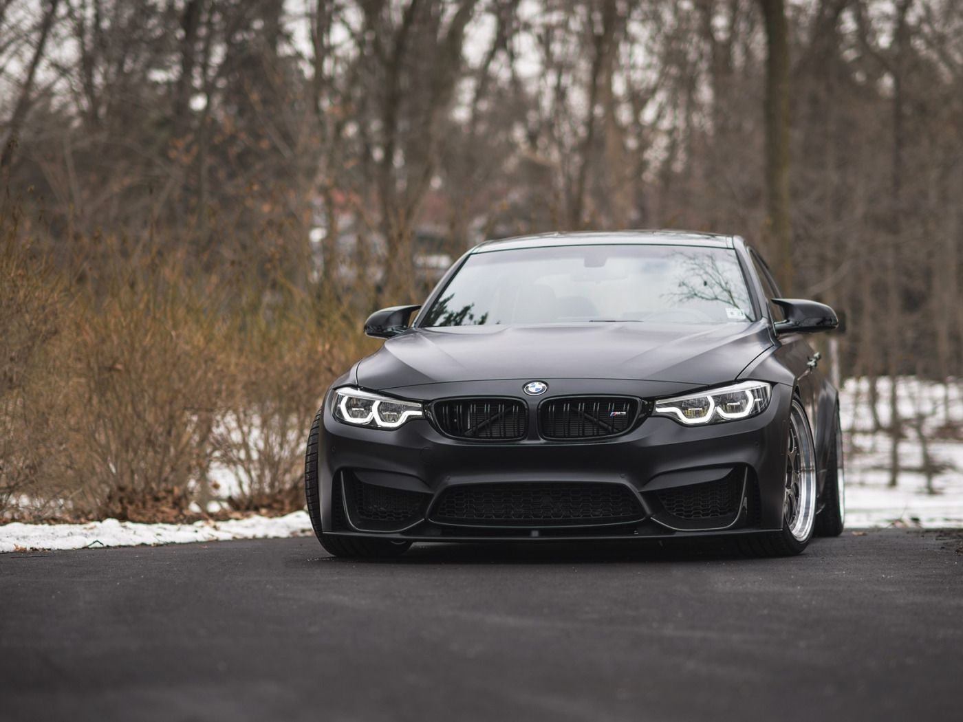 BMW f82 m4 черная тонированная