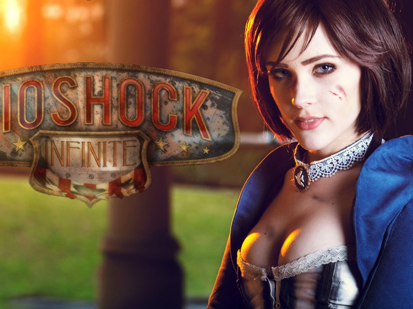 Explicit, artist:fatcat17, 3d, animated, bioshock, bioshock infinite, blue eyes,