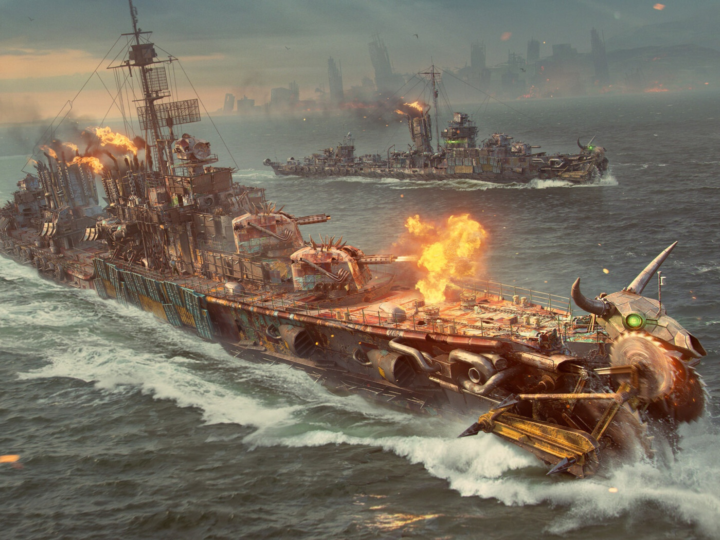 Морские корабли битва. Корабли игра World of Warships. World of Warships бой на Ямато. Дикий бой World of Warships. Морской бой World of Warships.