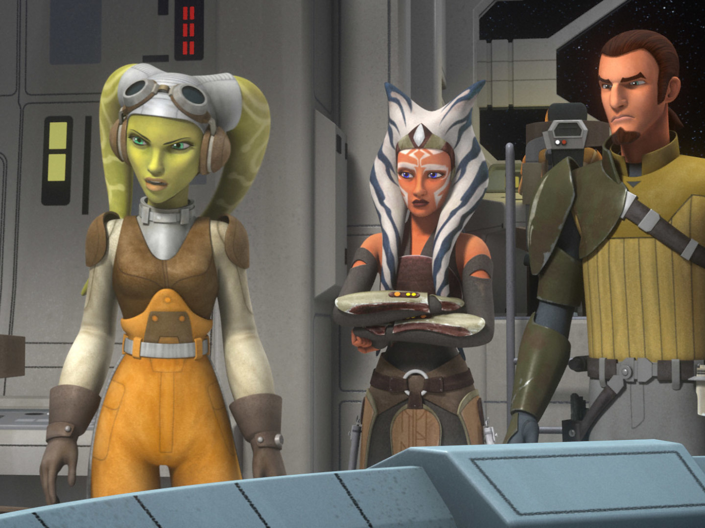 Скачать обои Асока Тано, animated series, Звездные войны: Повстанцы, Ahsoka  Tano, Kanan Jarrus, Star Wars: Rebels, Hera Syndulla, Гера Синдула, раздел  фильмы в разрешении 1400x1050