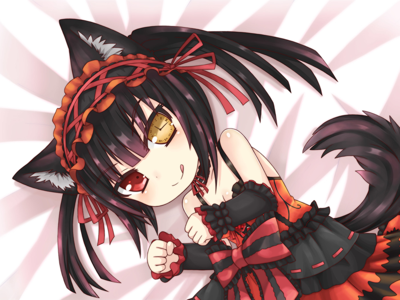 Скачать обои девушка, Tokisaki Kurumi, Date a live, раздел прочее в  разрешении 1400x1050