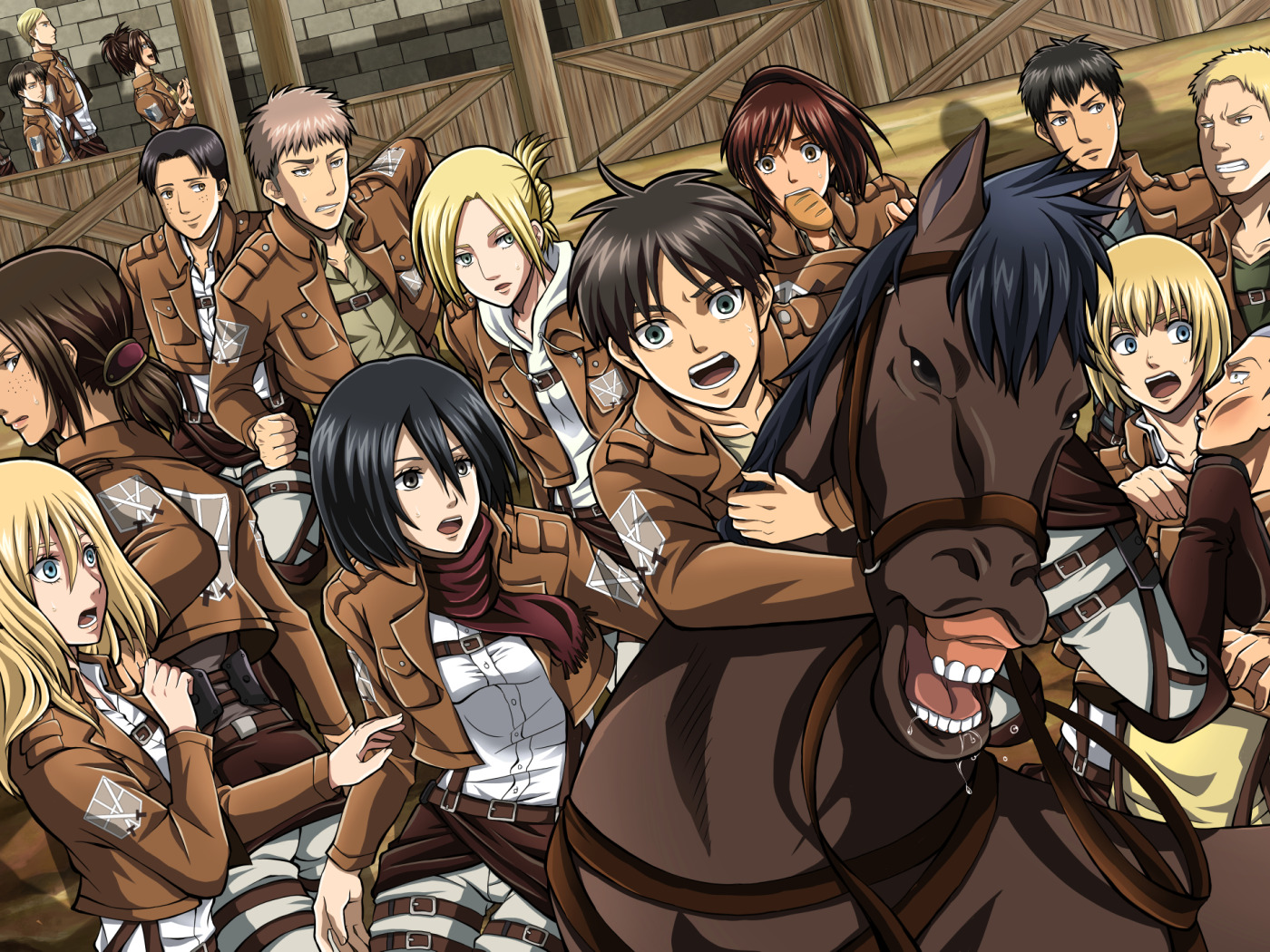 Shingeki no kyojin фанфик фото 13