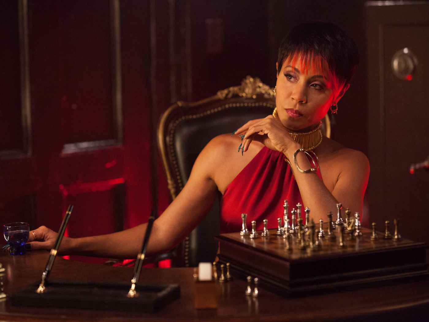 Скачать обои Актриса, Сериал, Готэм, Gotham, Fish Mooney, Jada Pinkett  Smith, Фиш Муни, Джада Пинкетт-Смит, раздел фильмы в разрешении 1400x1050