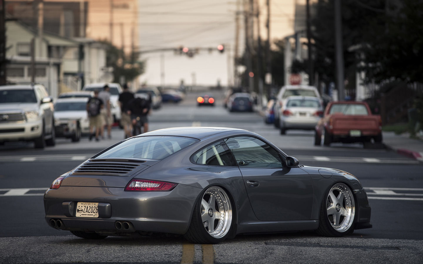 Porsche 911 Carrera s stance