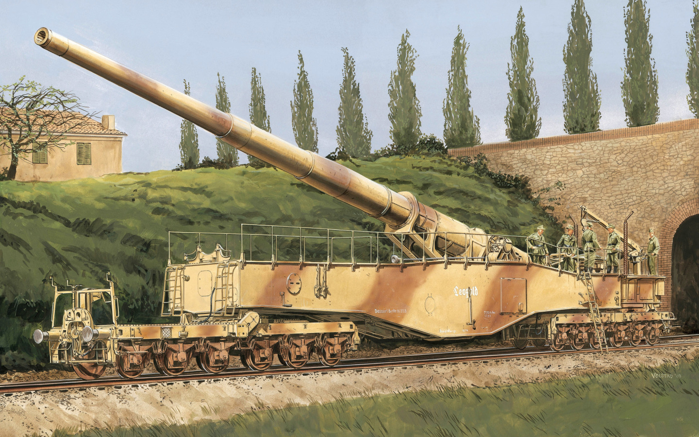 Немецкие артиллерийские танки
