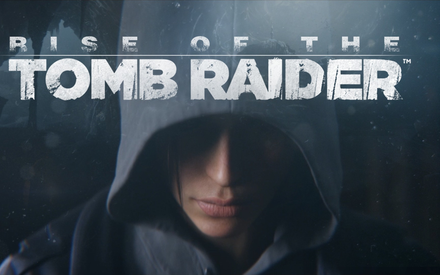 Rise video. Rise of the Tomb Raider 4k. Rise of the Tomb Raider в капюшоне. Rise of the Tomb Raider лого.