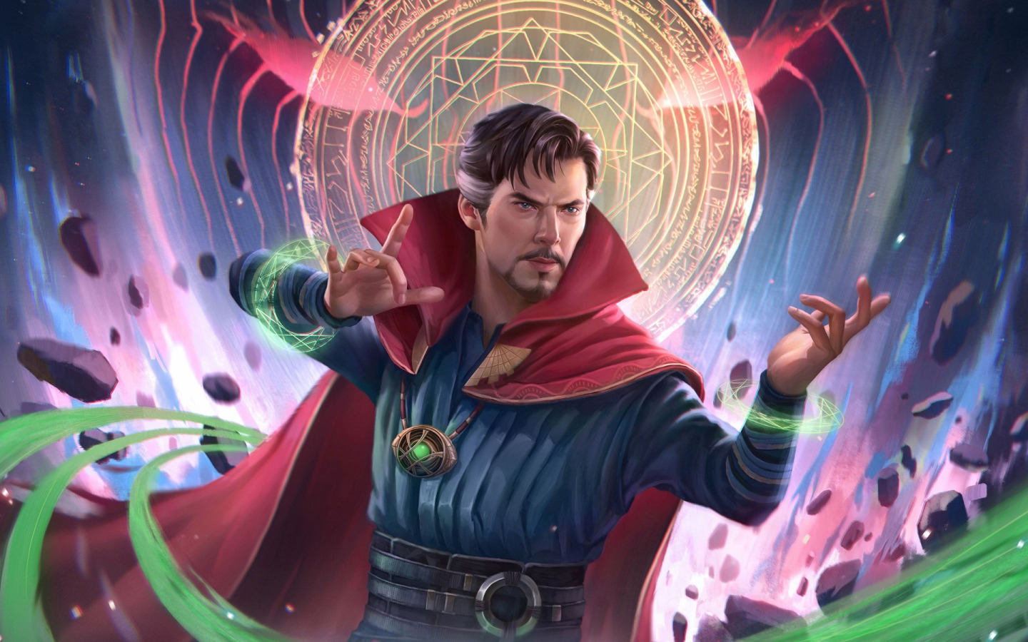 Скачать обои магия, маг, Doctor Strange, Доктор Стрэндж, Стивен Стрэндж, ко...