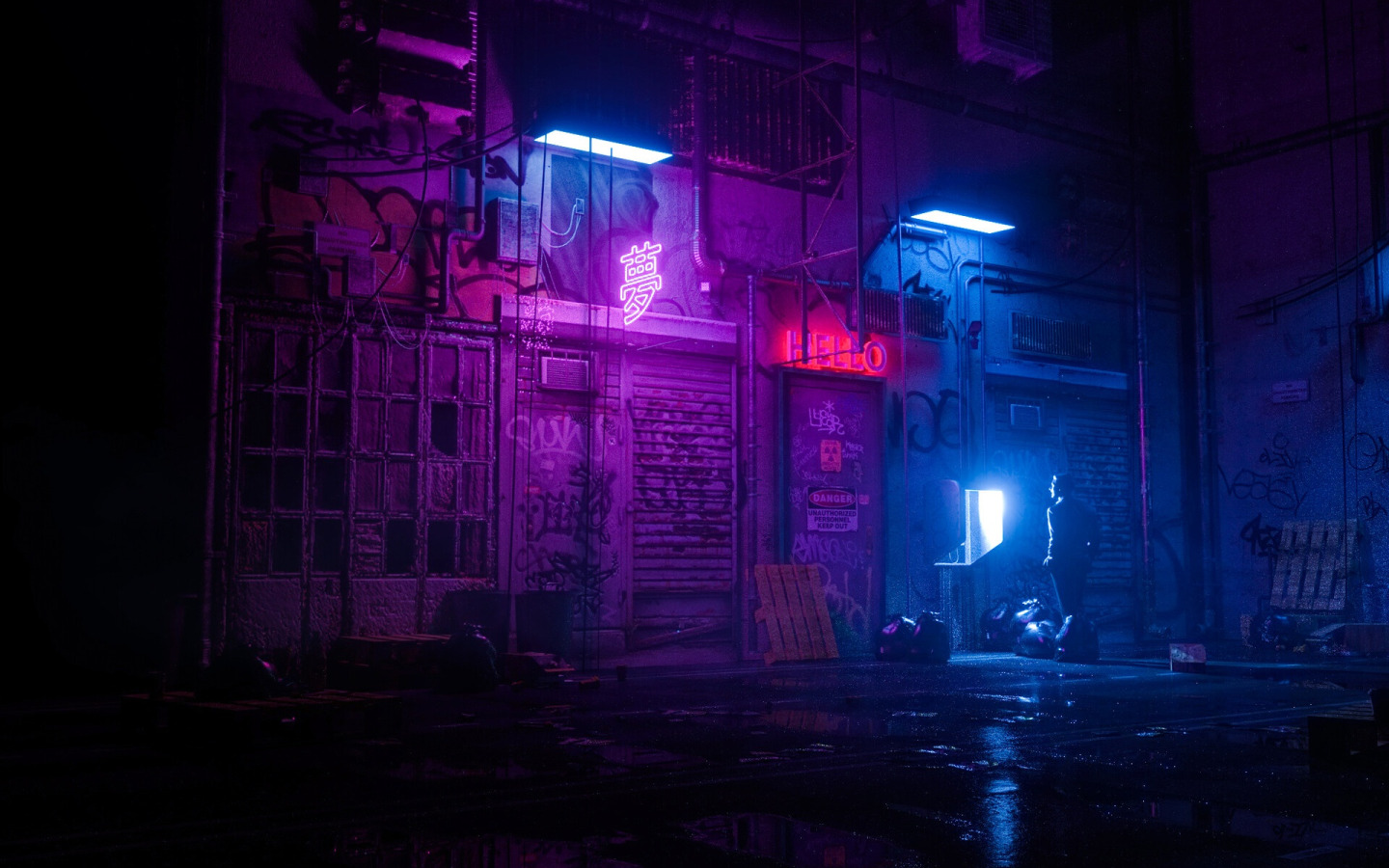 вывеска в стиле cyberpunk фото 47