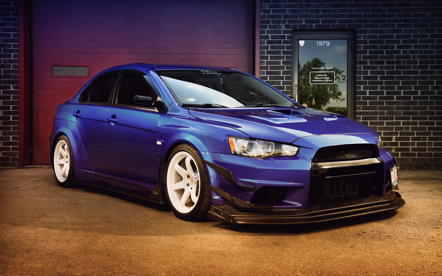 Mitsubishi Lancer Evolution x оклейка