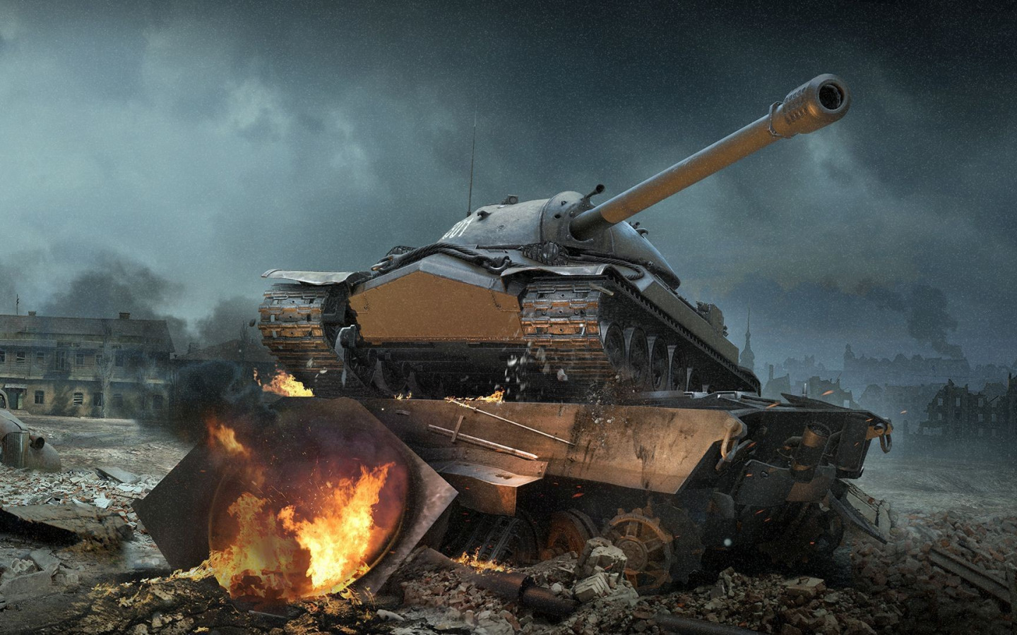 Скачать обои WoT, ИС-7, World of Tanks, Мир Танков, Wargaming Net, IS-7,  раздел игры в разрешении 1440x900