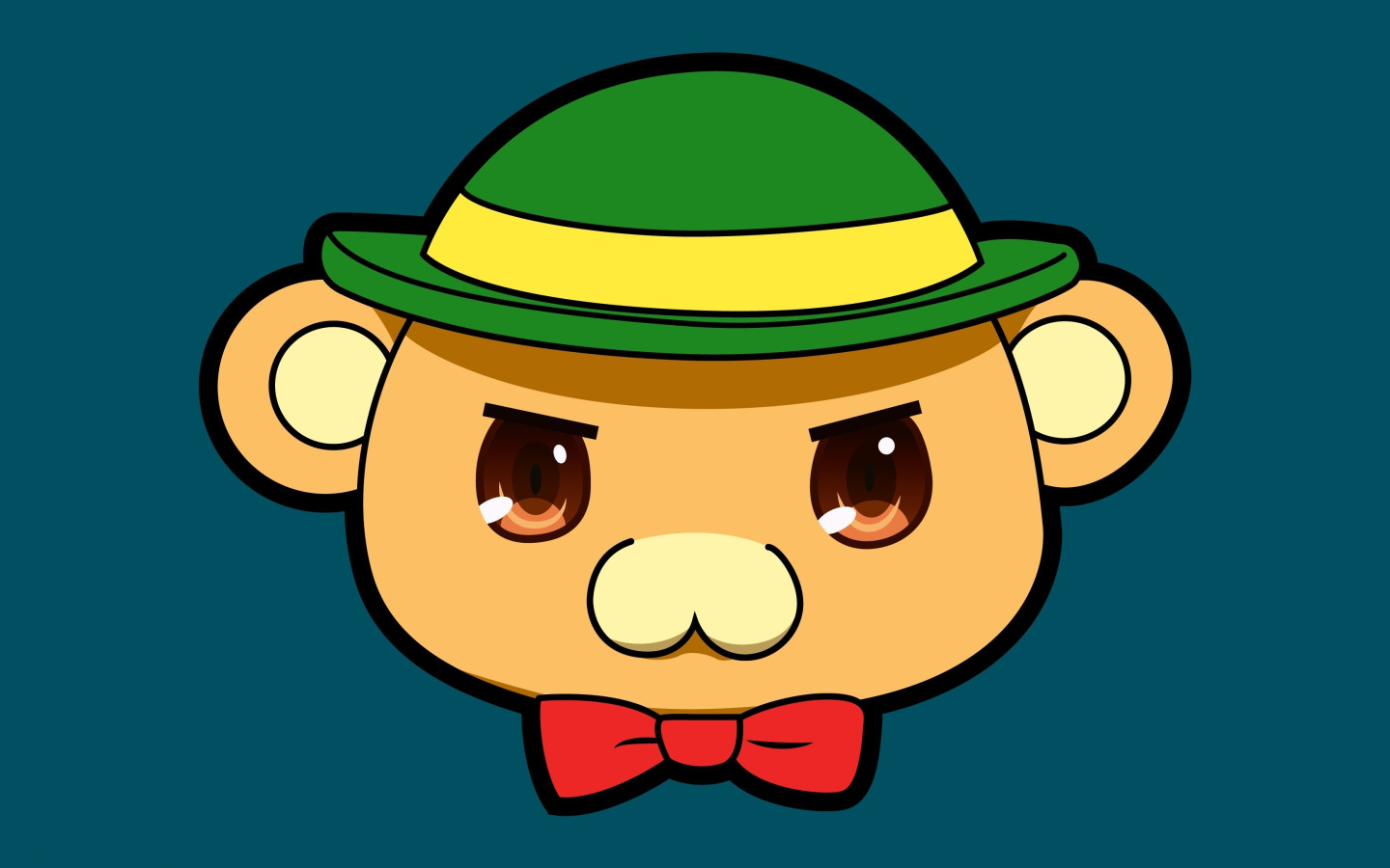 Скачать обои kawaii, game, bear, hat, anime, man, teddy, asian, раздел  сёдзё в разрешении 1440x900