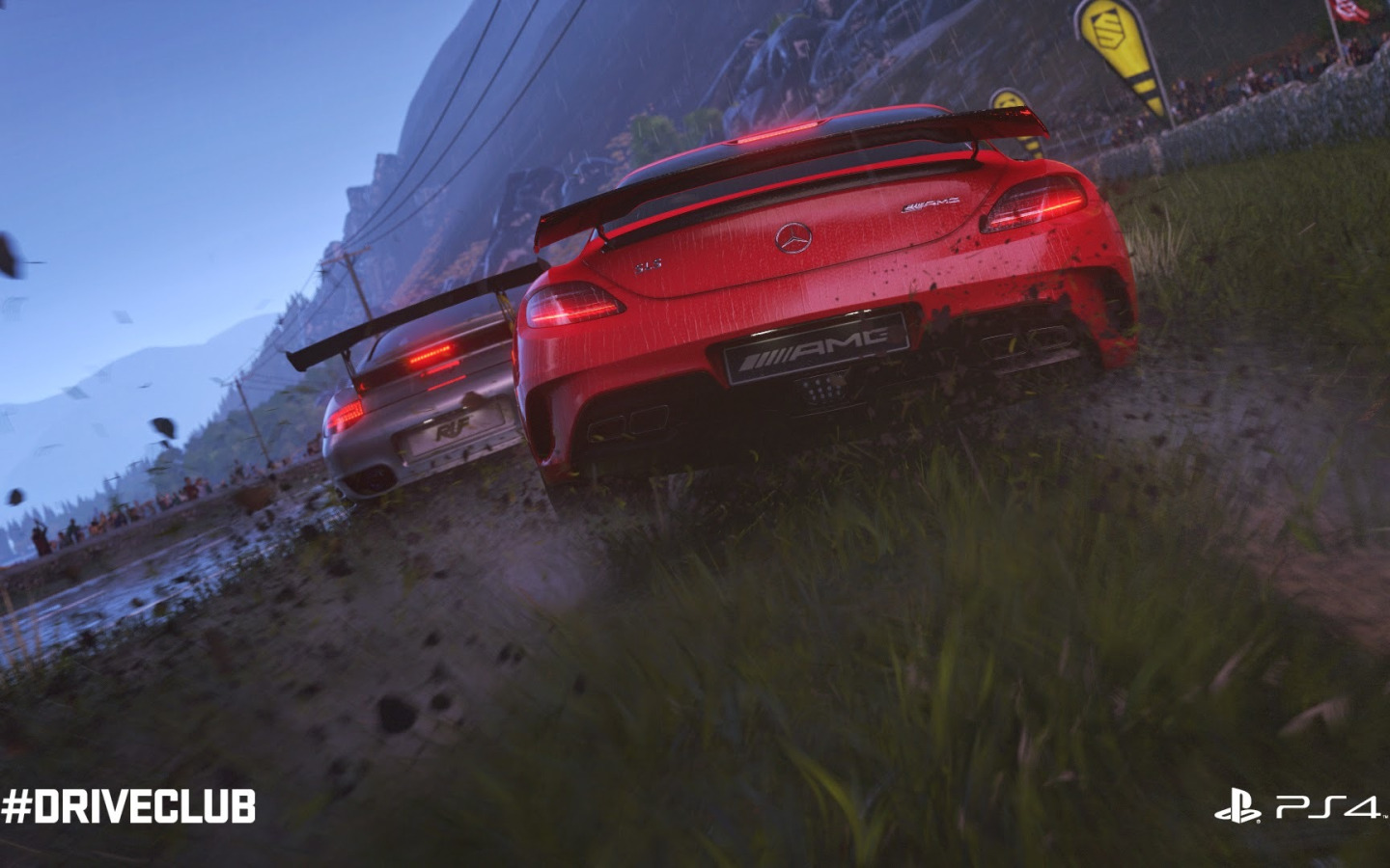 DRIVECLUB белый Мерседес