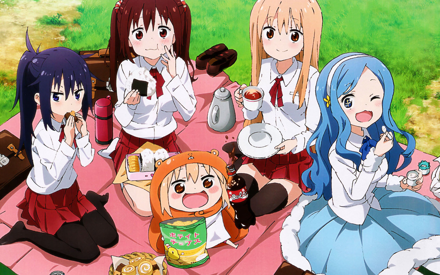 Скачать обои anime, manga, bishojo, japonese, Himouto! Umaru-chan, раздел  сёдзё в разрешении 1440x900