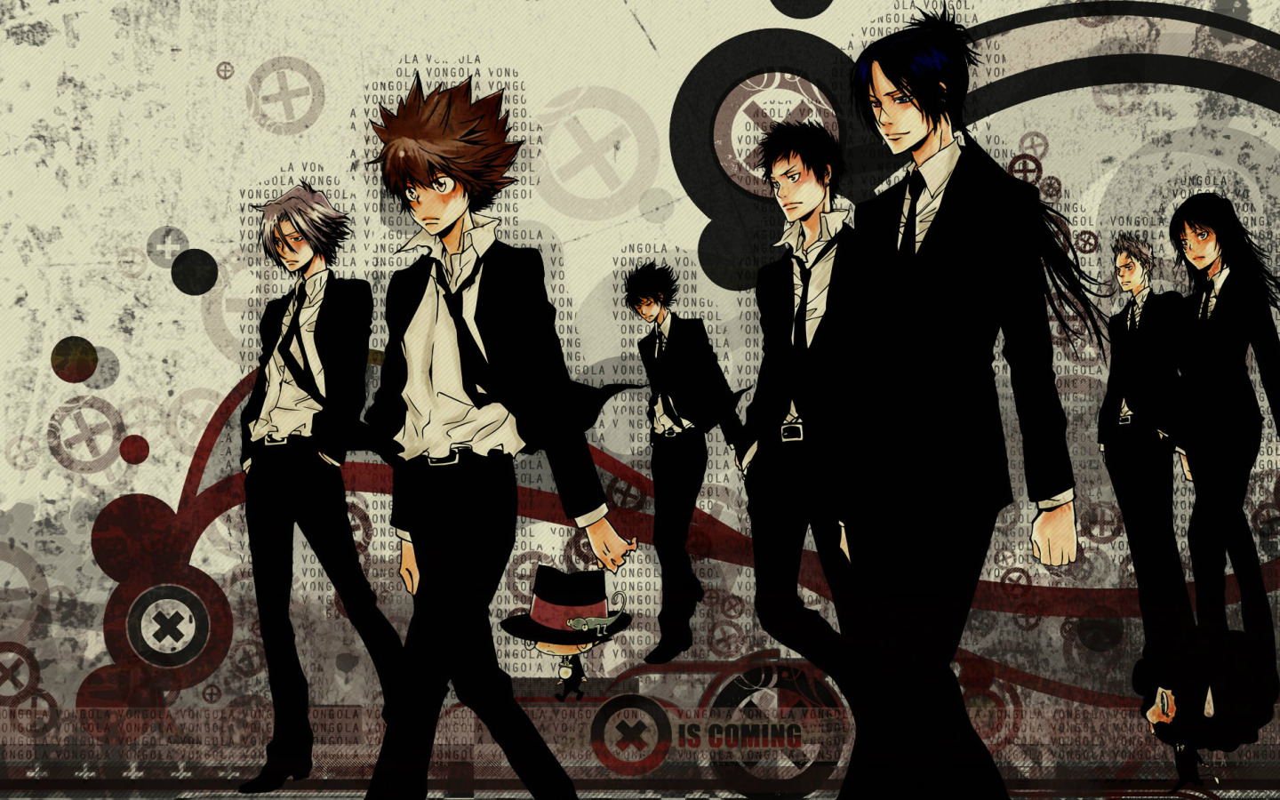 Скачать обои арт, ламбо, art, персонажи, sawada tsunayoshi, савада  тсунаёши, katekyo hitman reborn!, учитель-мафиози реборн!, раздел сёнэн в  разрешении 1440x900