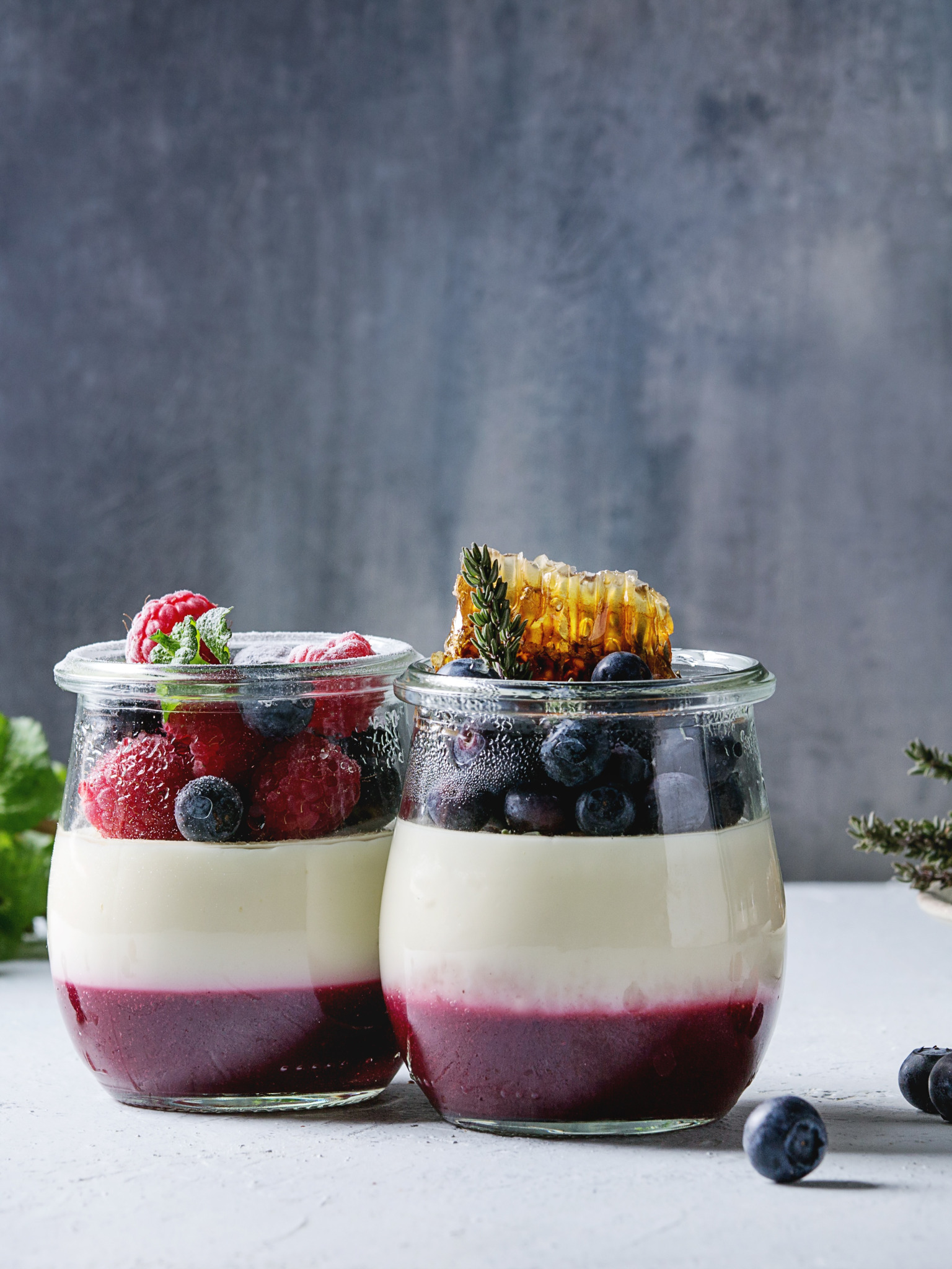 Десерт panna Cotta