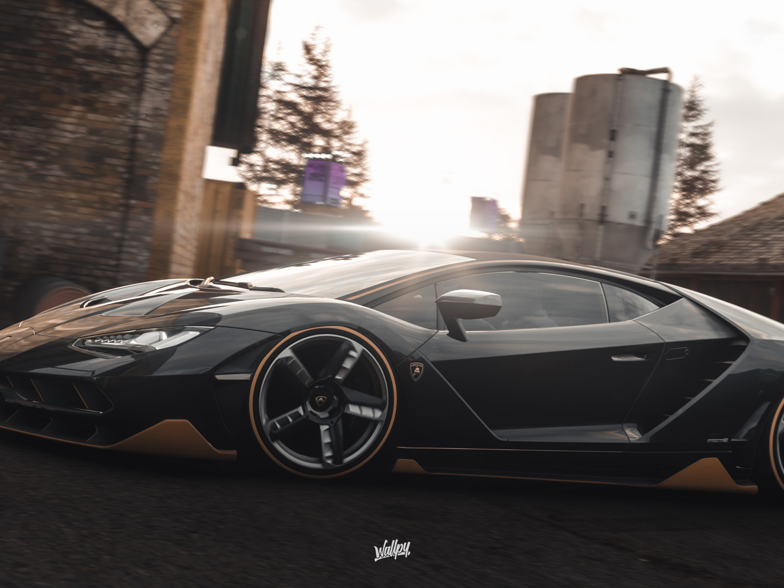 Скачать обои Lamborghini, Microsoft, Centenario, game art, Forza ...