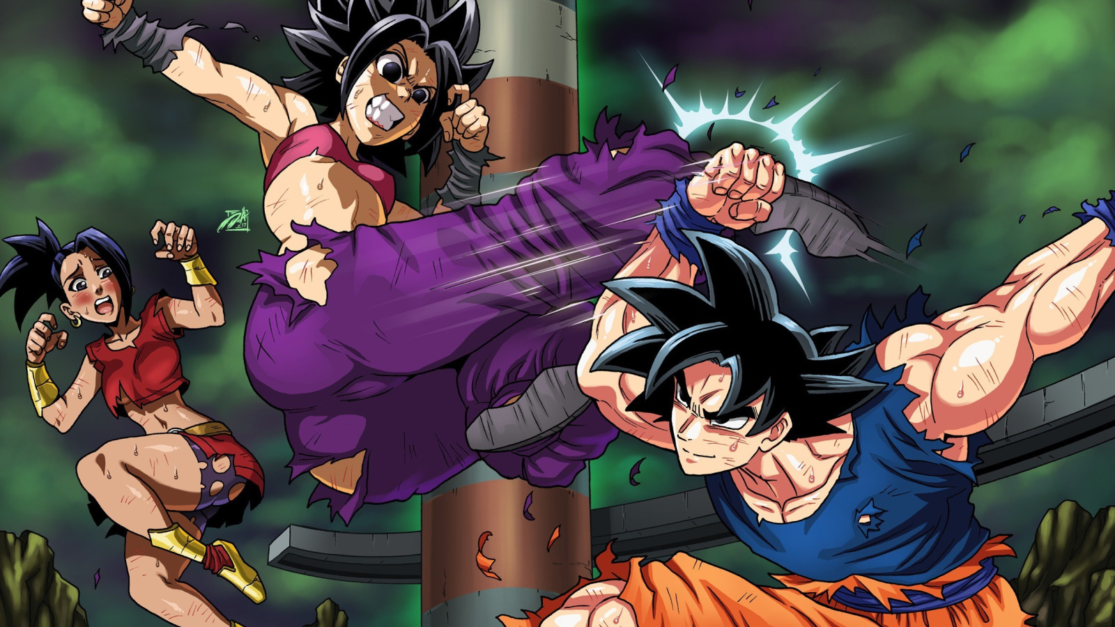 Скачать обои DBS, anime, manga, Son Goku, Dragon Ball, Goku, Dragon Ball  Super, japonese, раздел сёнэн в разрешении 1600x900