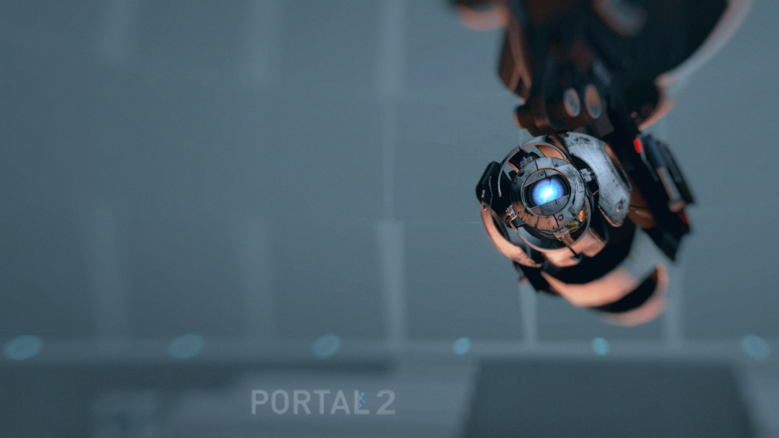 Скачать обои Portal 2, уитли, GLaDOS, Aperture Science, раздел игры в  разрешении 1600x900