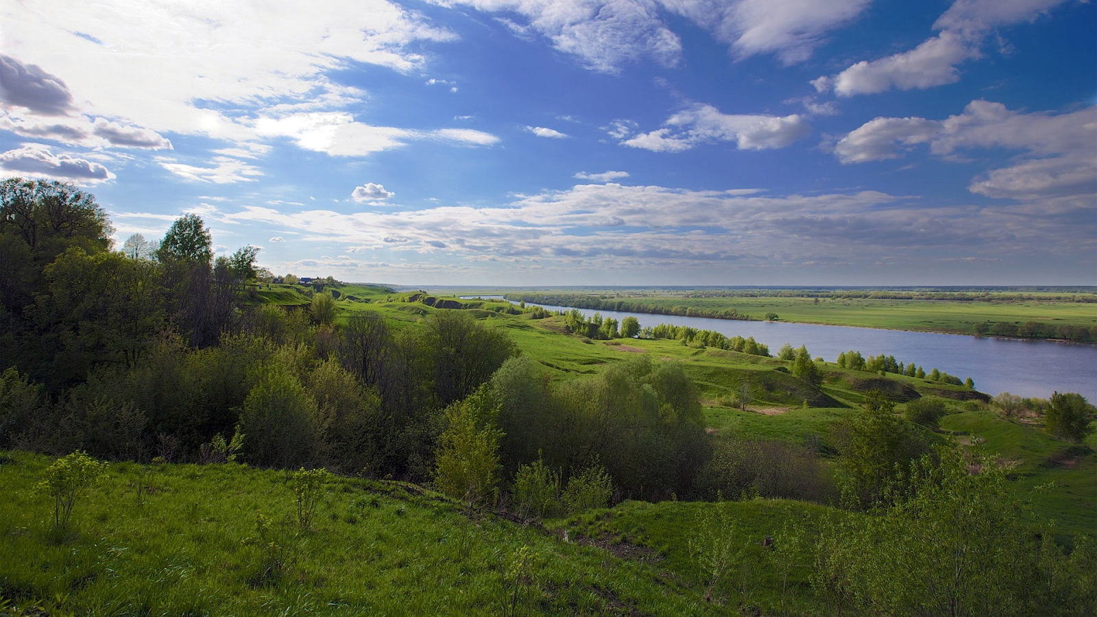 Природа любительская съемка. Пейзаж Константиново Родина Есенина. Родина Есенина село Константиново. Река Волга лесостепь. Константиново 1920.