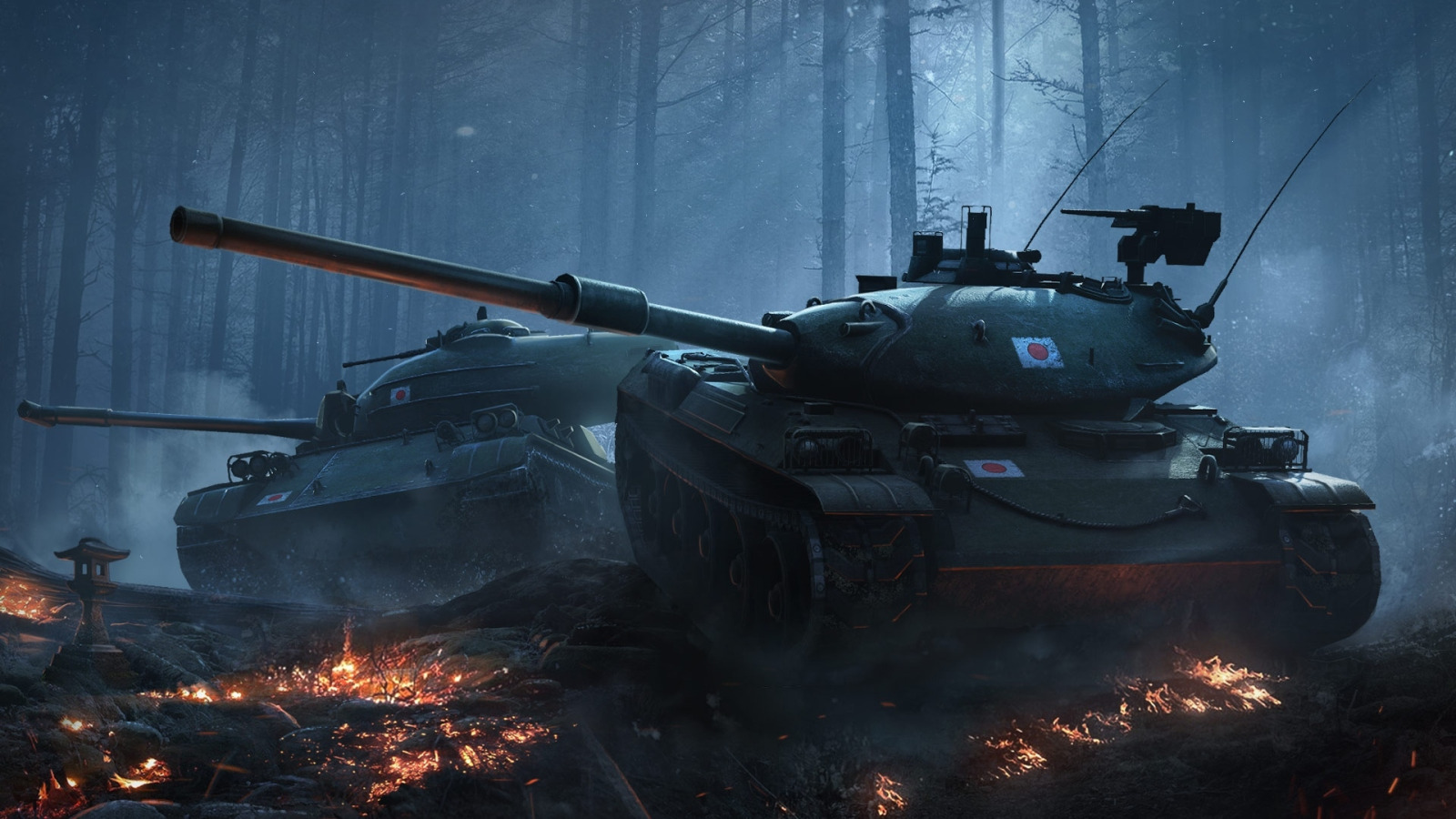 Скачать обои World of Tanks, Мир Танков, Wargaming Net, Средние Танки, Type  61, STB-1, WoTB, Blitz, раздел игры в разрешении 1600x900