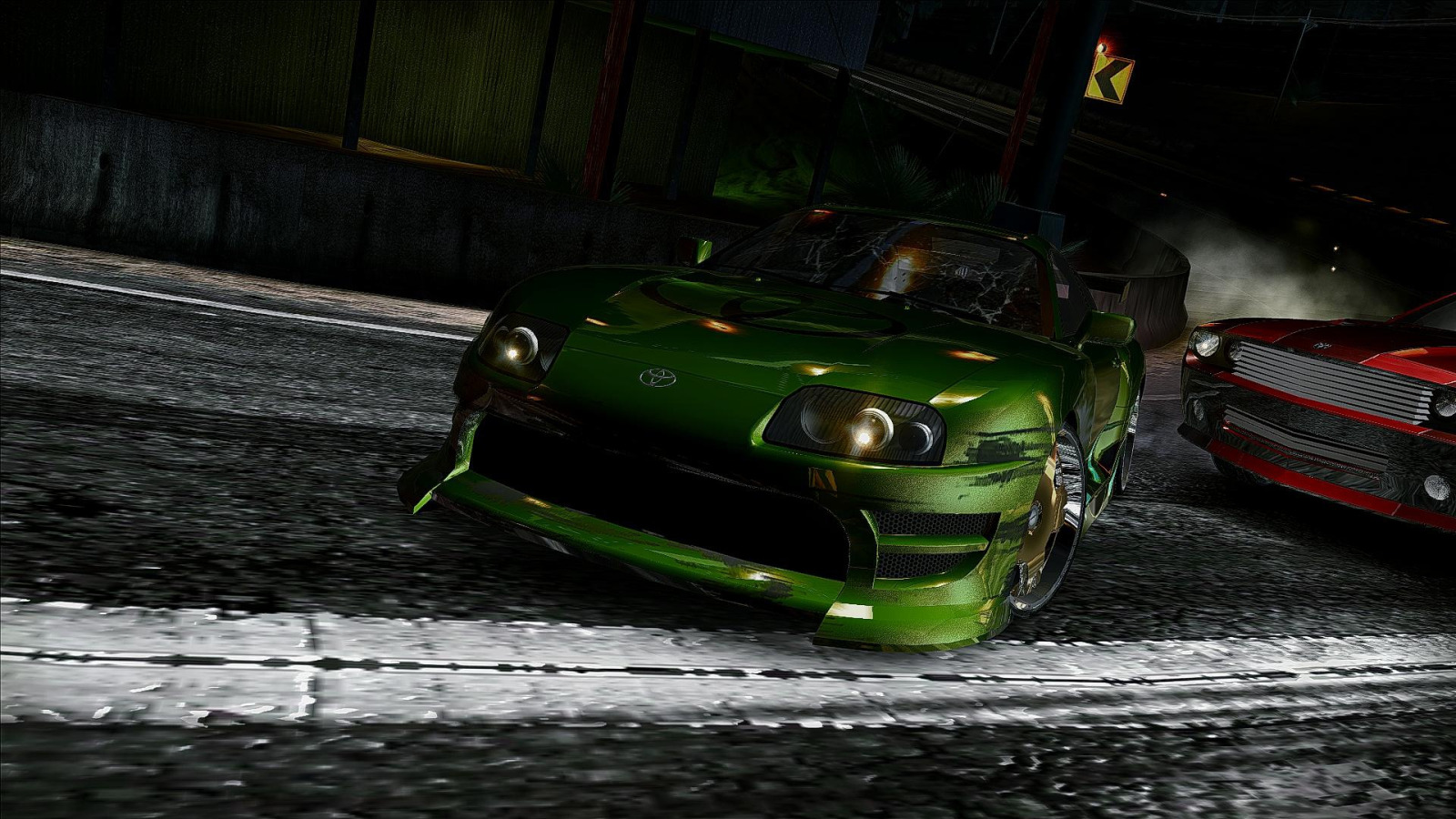 Скачать обои гонка, supra, NFS, Carbon, toyota, Need For Greed, раздел игры  в разрешении 1600x900