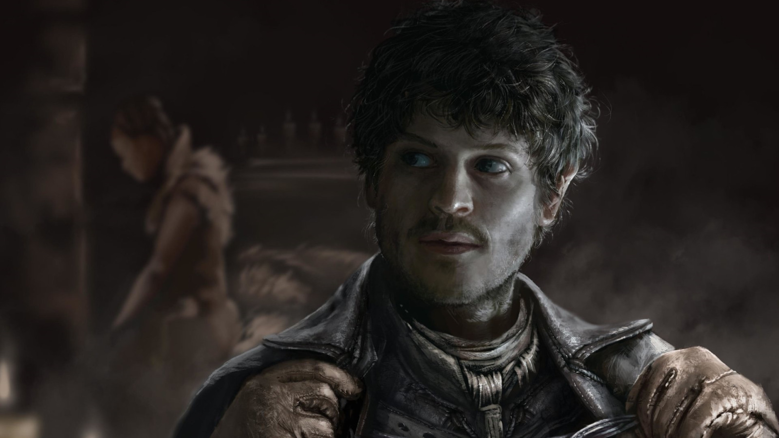 Скачать обои Art, Game of Thrones, Iwan Rheon, Ramsay Bolton, раздел фильмы  в разрешении 1600x900