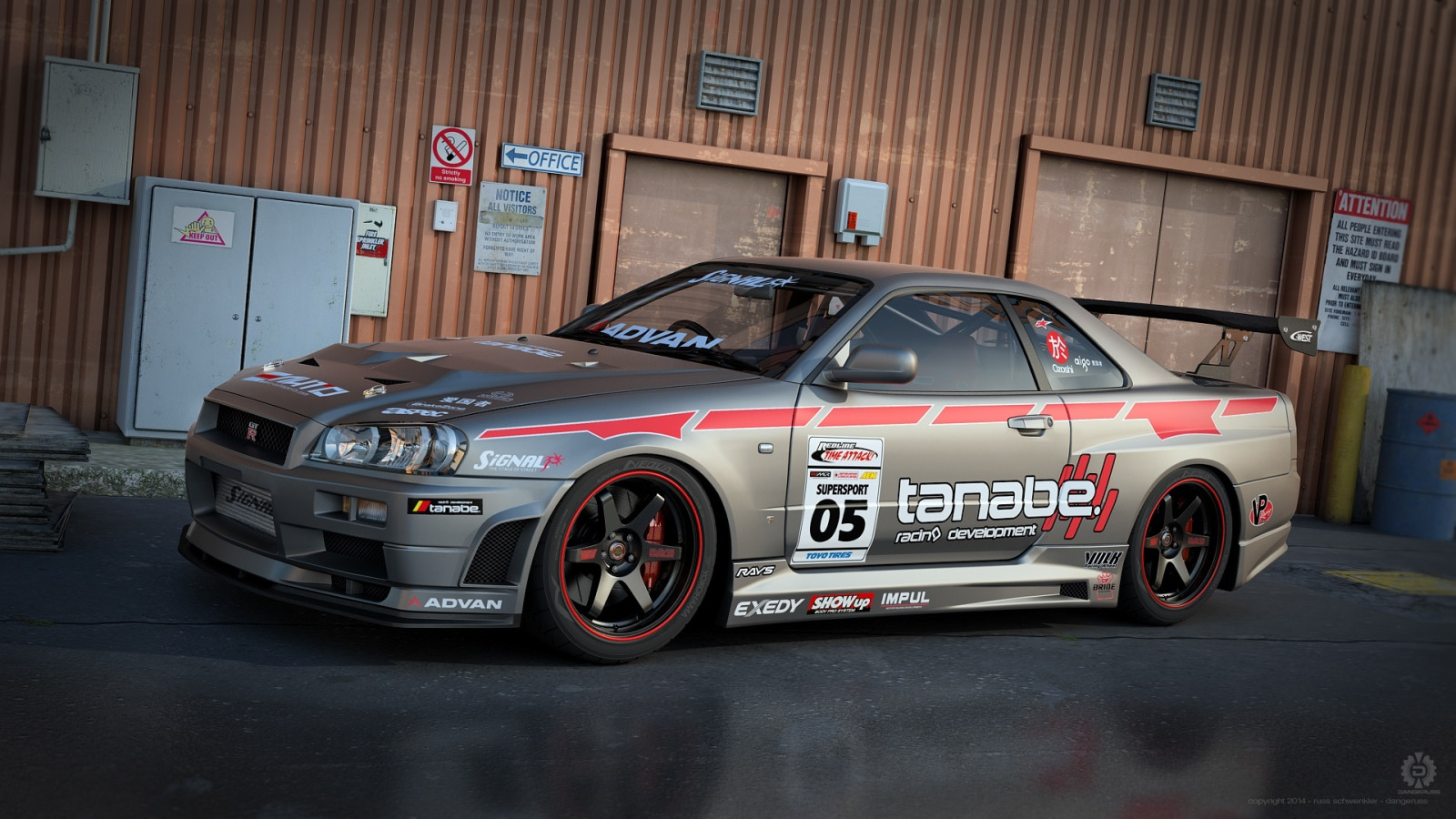 Nissan Skyline GTR r34 РіРѕРЅРєРё