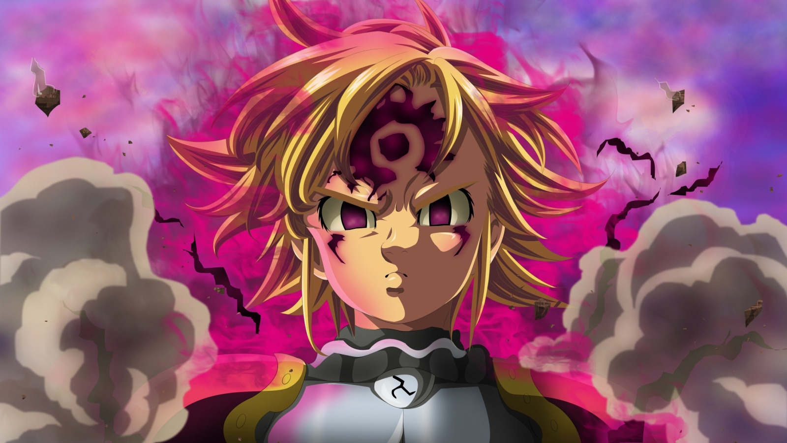 Скачать обои armor, anime, warrior, manga, Meliodas, Nanatsu no Taizai,  japonese, Seven Deadly Sins, раздел сёнэн в разрешении 1600x900